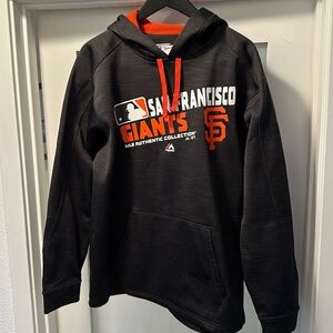 SF Giants Majestic MLB Authentic Collection Hoody (size L)